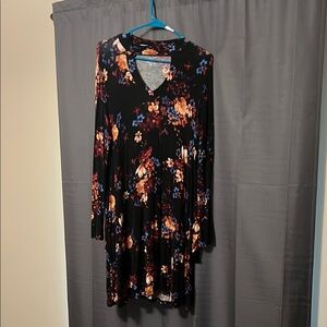 Floral Long Sleeve Dress